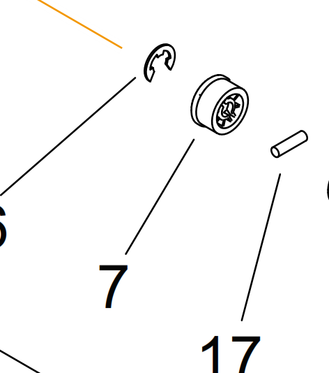 Canon - QC6-8704 - Spool Gear - £17-99 plus VAT - ETA 7 Day Leadtime