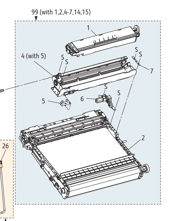 Xerox - 604K76391 - 108R01161 - Transfer Belt Assembly - £495-00 plus VAT - ETA 7 to 10 Day Leadtime