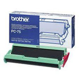 Brother - PC-75 - PC75 - Cartridge plus 1 x PC71RF ribbon - £16-99 plus VAT - In Stock